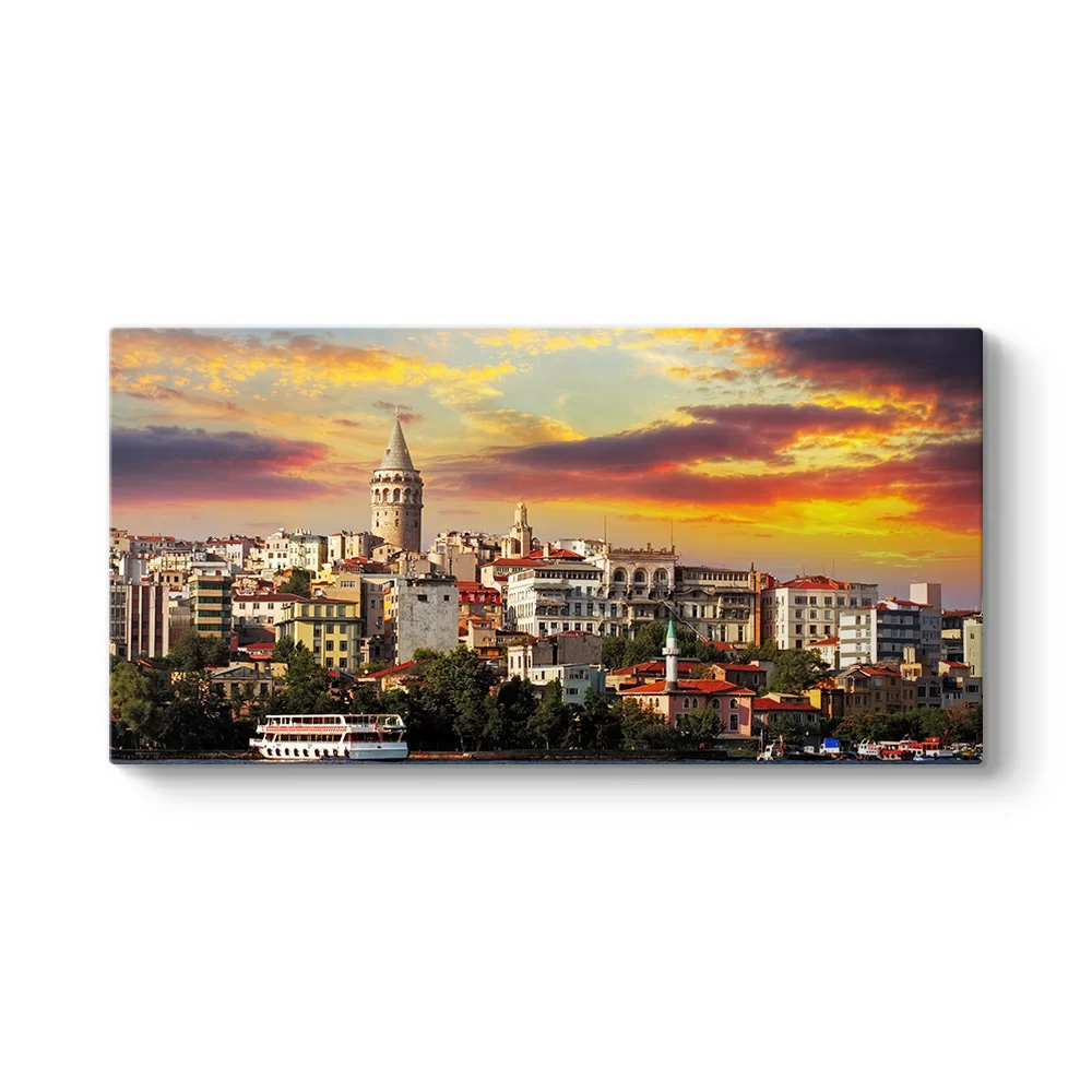 Galata Tower Manzara Tablosu - Model 5